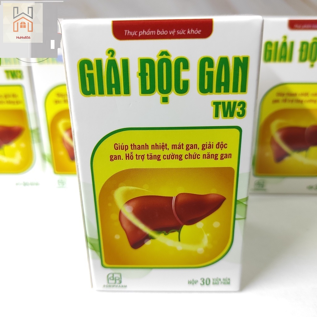 Giải Độc Gan TW3 - Hỗ Trợ Thanh Nhiệt, Mát Gan, Chức Năng Gan Kém - Lọ 30 viên