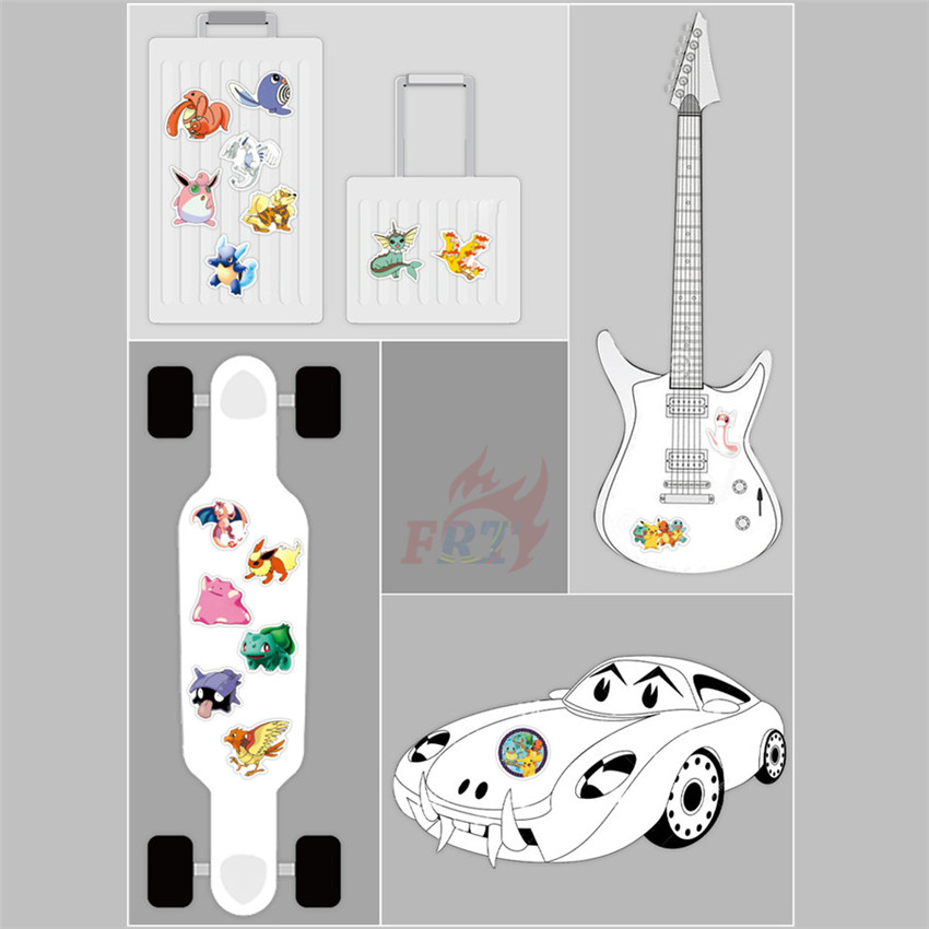 ❉ Pokemon Go - Series 05 Kawaii Pocket Monster Stickers ❉ 50Pcs/Set Anime Cartoon TV Shows DIY Fashion Luggage Laptop Skateboard Decals Doodle Stickers