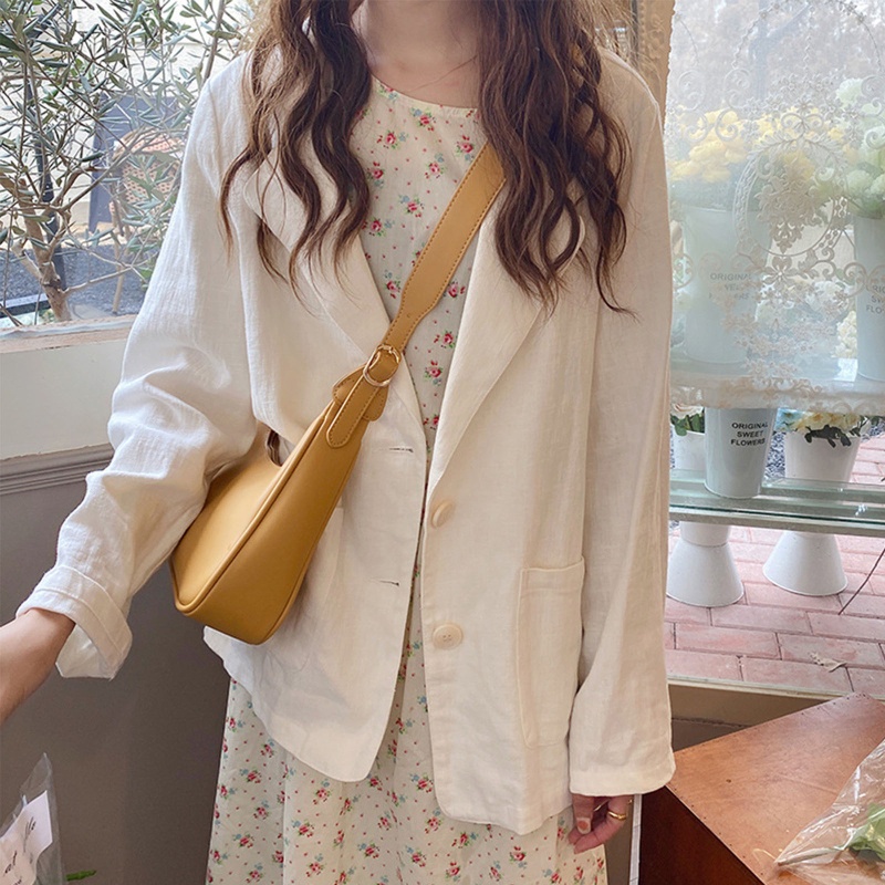 Youyo Túi Đeo Chéo Vai Bằng Da PU Có Khóa Kéo Dùng Hàng Ngày