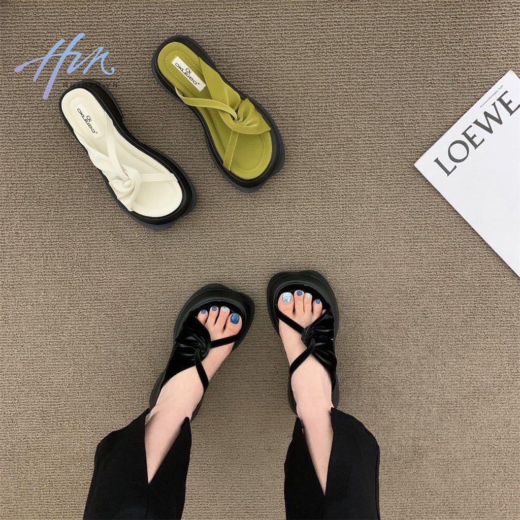 Dép Sandal Đế Dày Chống Trượt Thời Trang Mùa Hè Dành Cho Nữ 2022