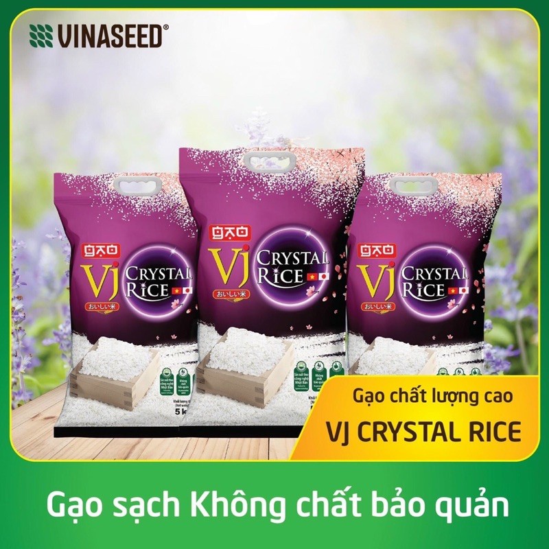 Gạo giống nhật Crystal Rice VJ 5kg