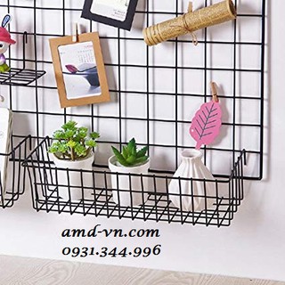 [Bo tròn 4 cạnh] Tấm lưới boc nhựa PE 40*60cm, trang trí ban công, cây xanh cây cảnh