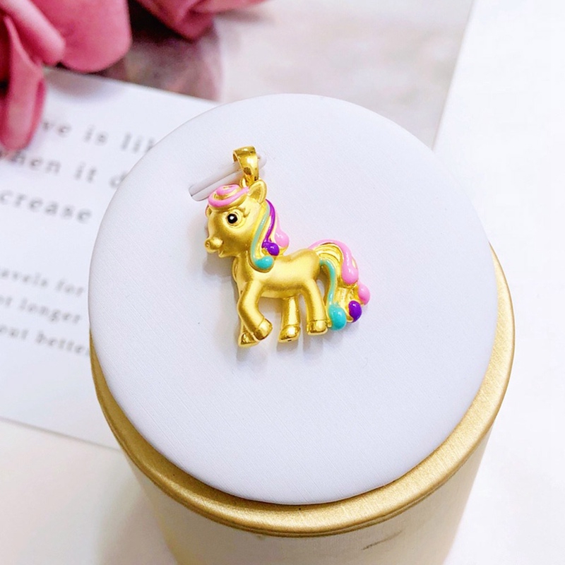 Dây Chuyền Mặt Hình Chú Ngựa Xinh Xắn