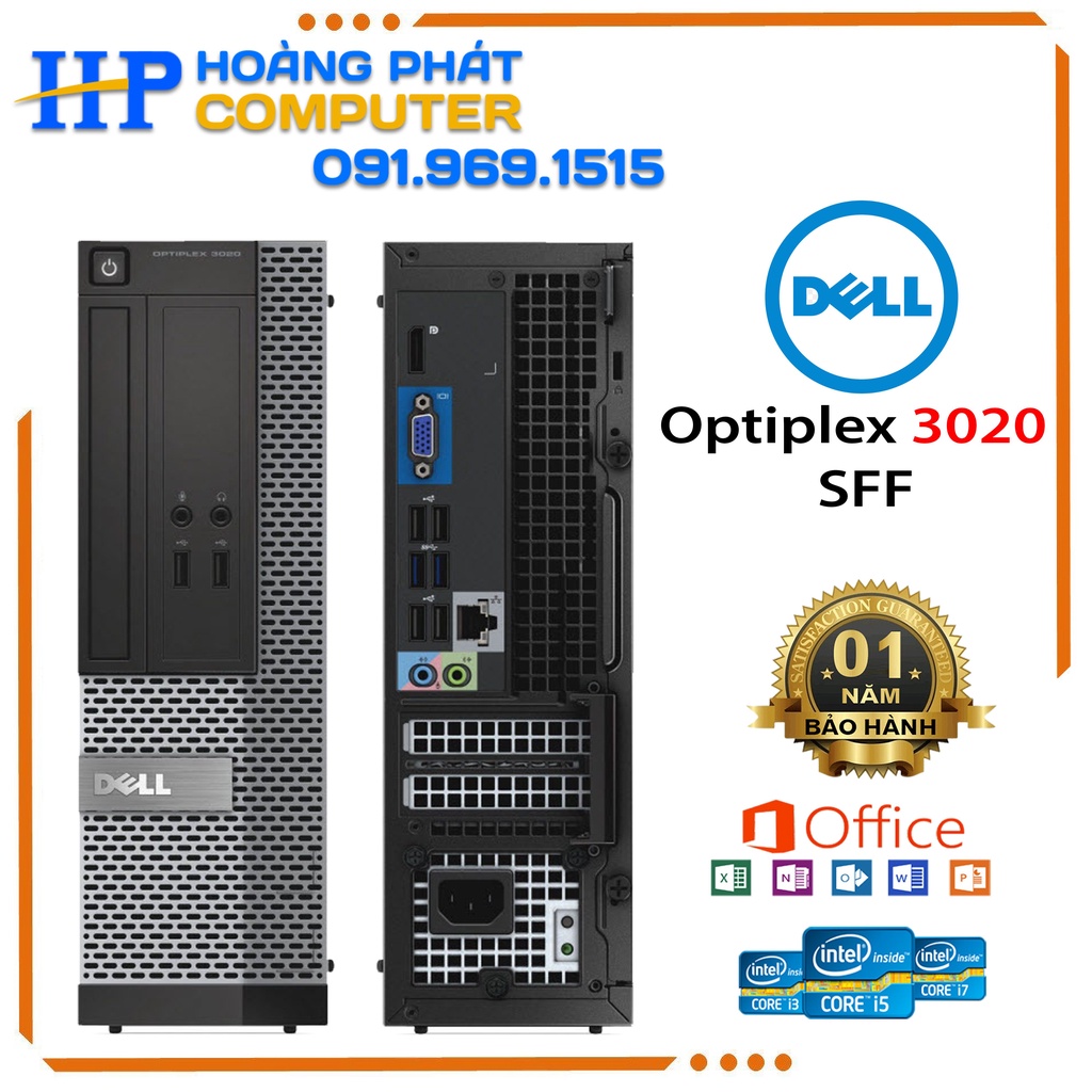 Máy tính bộ Dell Optilex 3020 Core i7 i5 i3, ram 8G, ssd 240G ( Bảo hành 1 năm ) | BigBuy360 - bigbuy360.vn