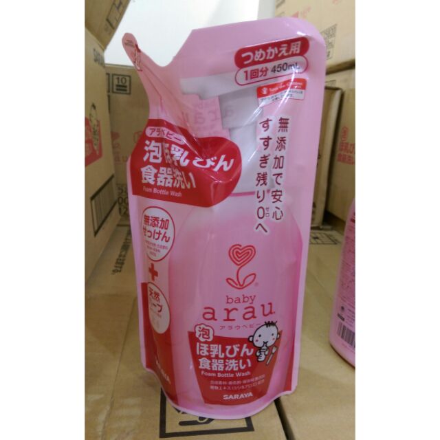 Nuớc rửa bình Arau túi 450ml