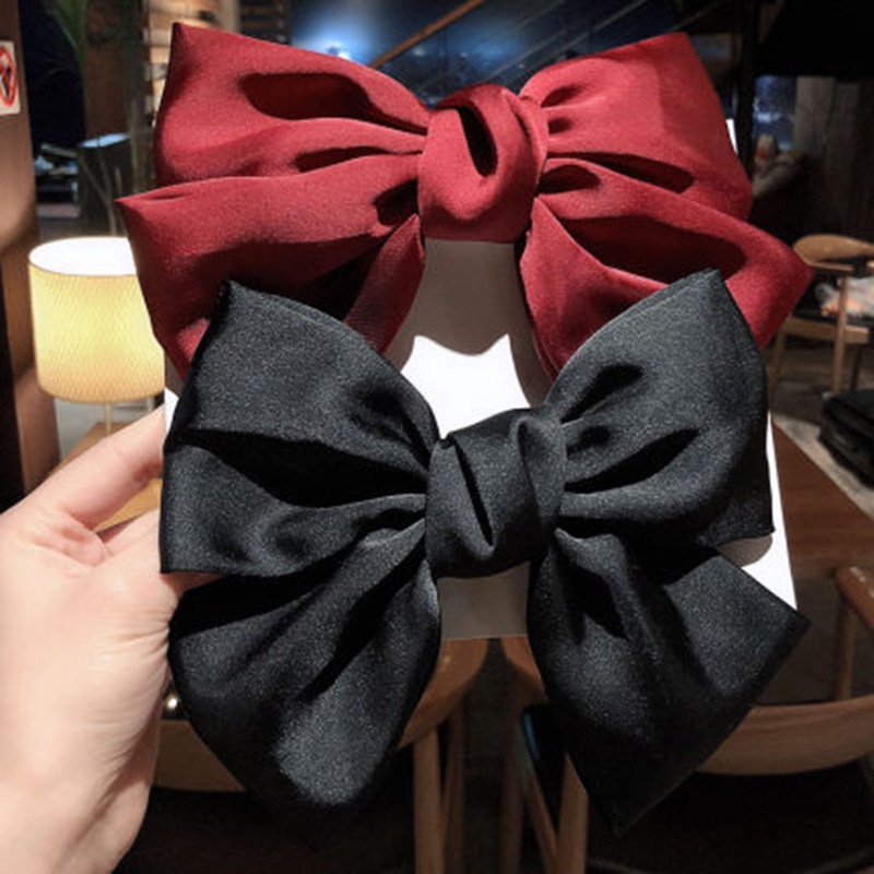 Kẹp tóc nơ phong cách Hàn Quốc thời trang xinh xắn cho bé gái