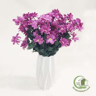 Hoa cúc hoạ mi màu tím - hoa giả cao cấp