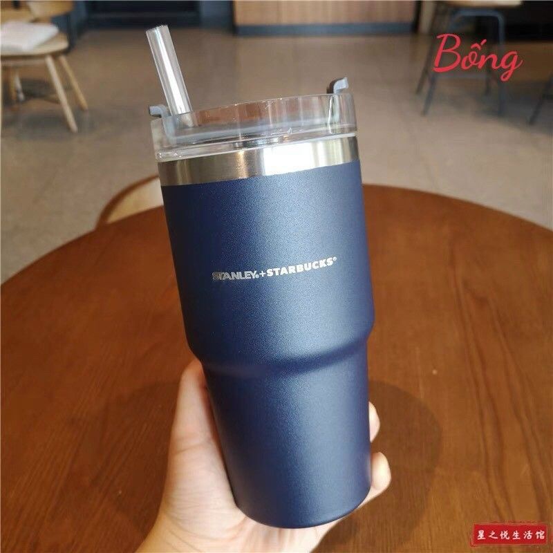 Cốc giữ nhiệt starbuck, bình giữ nhiệt cao cấp lõi inox 304, ly đựng nước