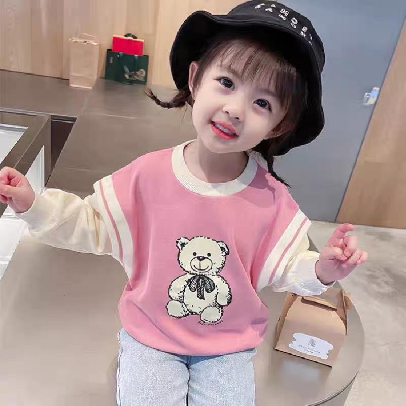 Bộ dài tay cho bé gái bộ bé gái 8-18kg Củ khoai tây shop chất thun cotton mềm mịn đáng yêu mặc mùa thu đông