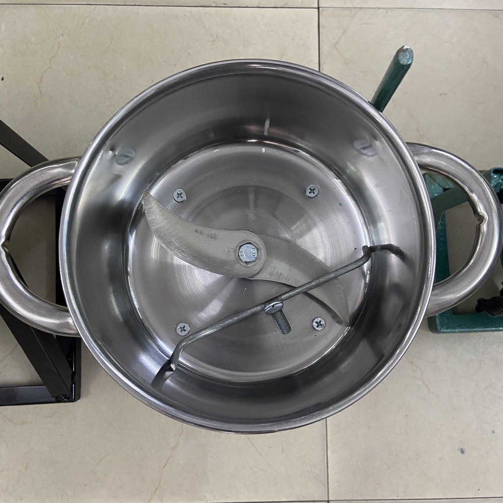 Nồi xay thịt, làm chà bông dạng lật đổ đường kính nồi 16cm motor 370W