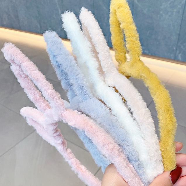 Băng đô cài tóc rửa mặt tai mèo và gấu dễ thương dành cho bé