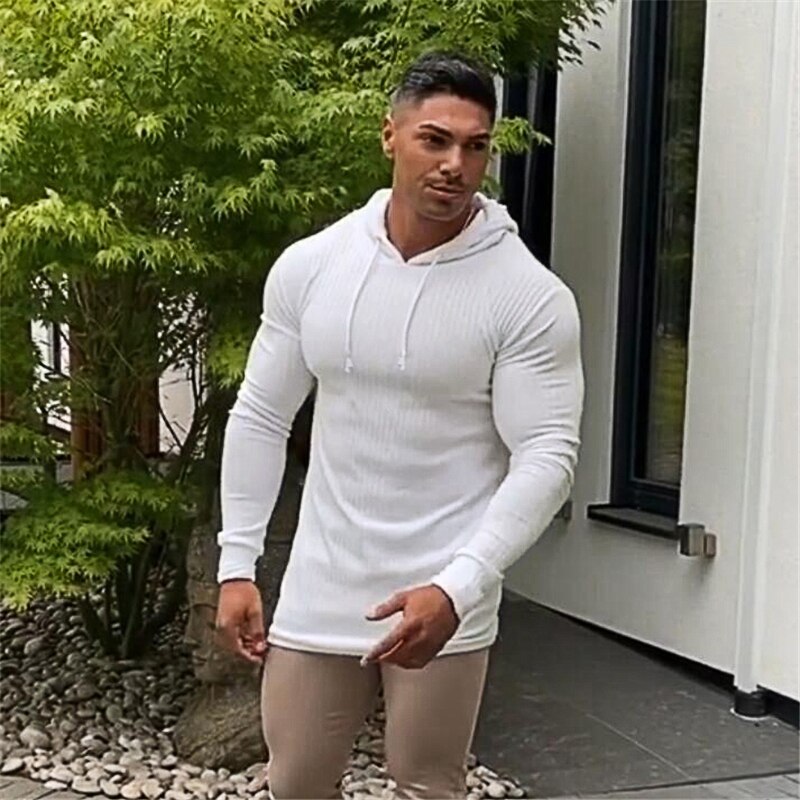 Áo Nỉ Nam Dài Tay Có Mũ Thời Trang Hàn