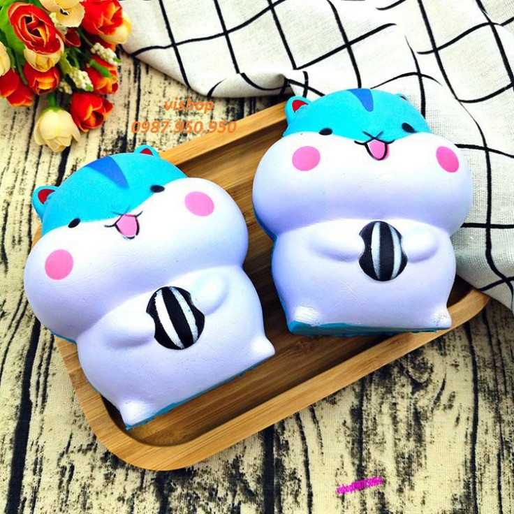 SQUISHY chuột hamster ôm bóng RZIPPER