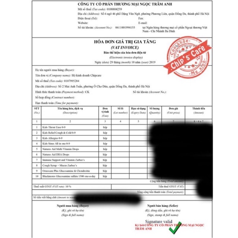 Siro ho đờm Zarbee’s cho bé từ 2, 12 tháng