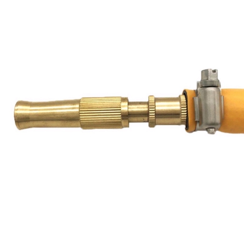 Đầu vòi xịt tăng áp, áp lực cao mini bằng đồng, nhỏ nhưng có võ, đa năng: vệ sinh, rửa xe, tưới cây