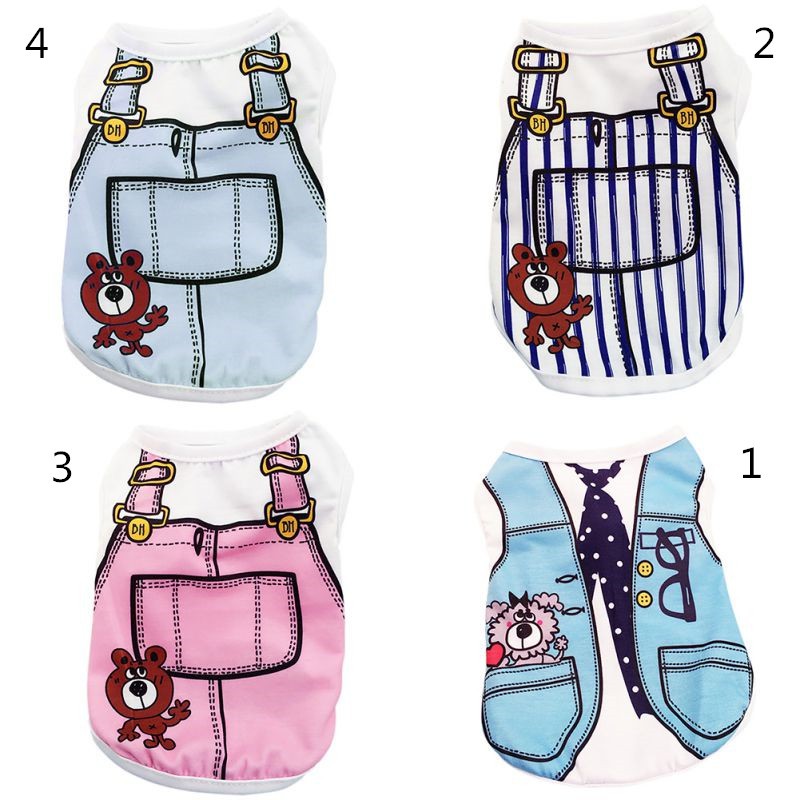 Áo thun cotton mềm mại cho thú cưng
