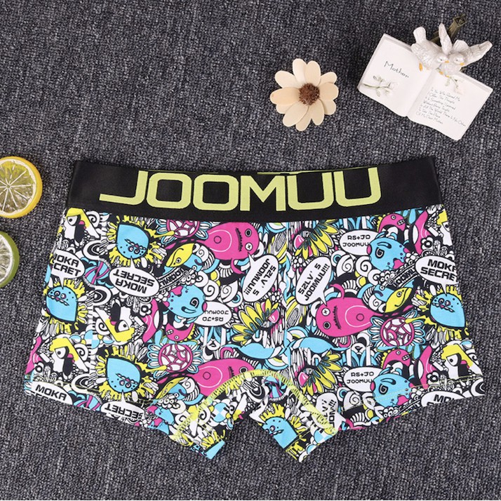 [HÀNG ORDER] Quần boxer nữ / tomboy họa tiết sặc sỡ