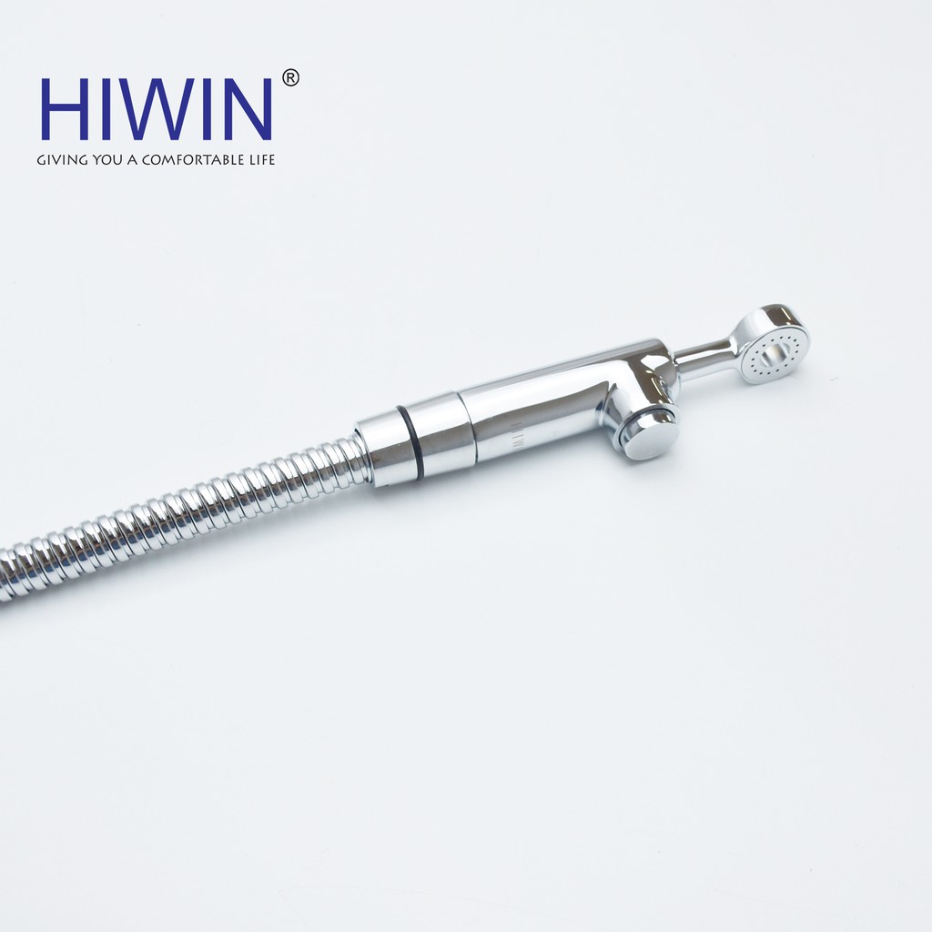 Bộ vòi xịt vệ sinh đa năng đồng mạ crom Hiwin PJF-2025