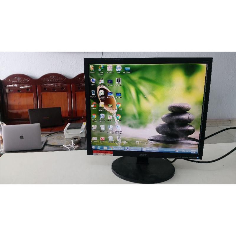 Màn hình 19inch Acer vuông sáng mép viền bán rẻ 350k