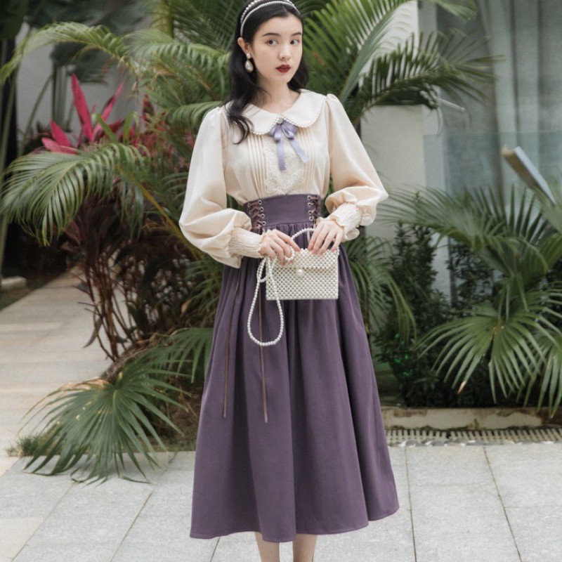 Bộ quý cô vintage có sẵn