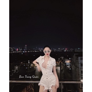 Áo thun túi ngực khuy xịn xò