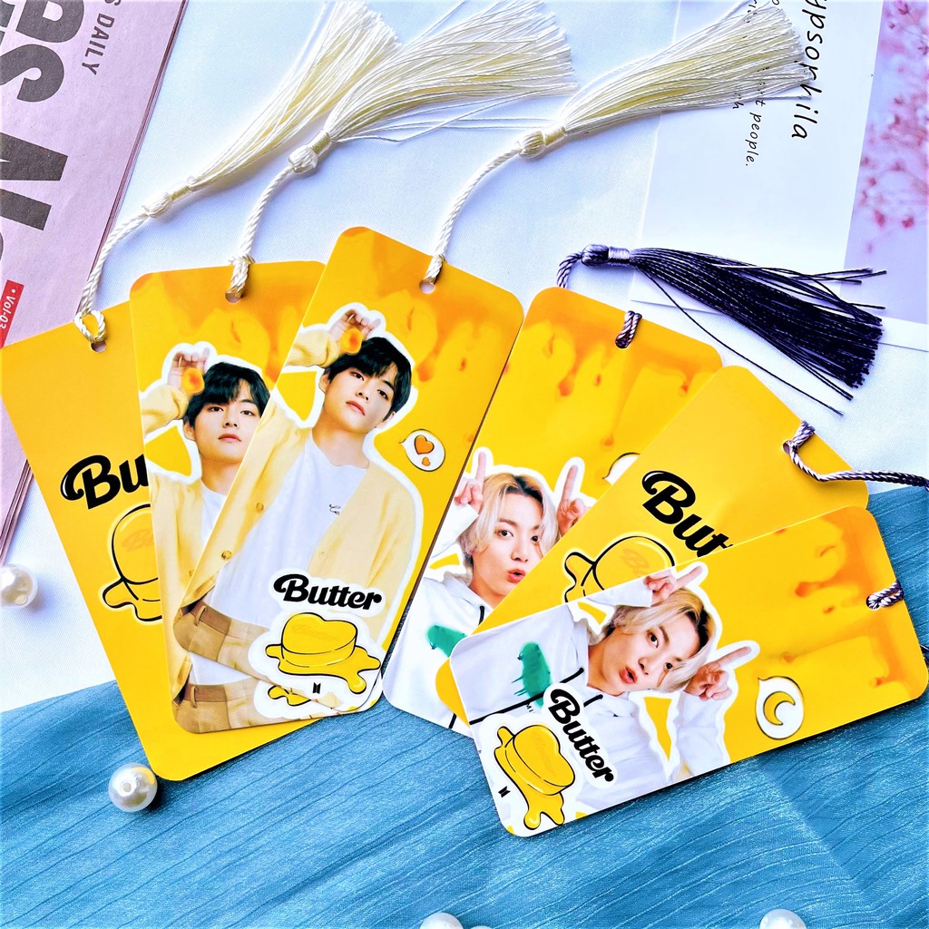 Bộ ảnh thẻ BTS army siticker bookmark- Postcard Bangtan boys album butter siêu hot ẢNH TỰ CHỤP