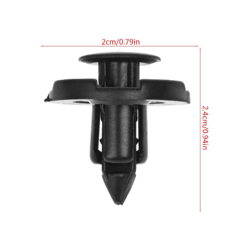 Set 10 đinh tán nhựa cho xe toyota