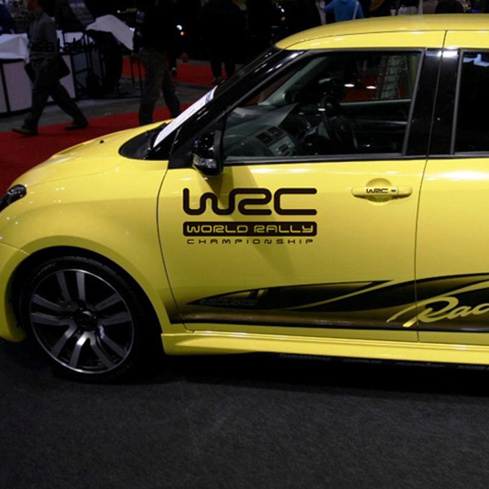 Miếng dán in chữ WRC World Rally Championship dành cho xe Ford Mazda