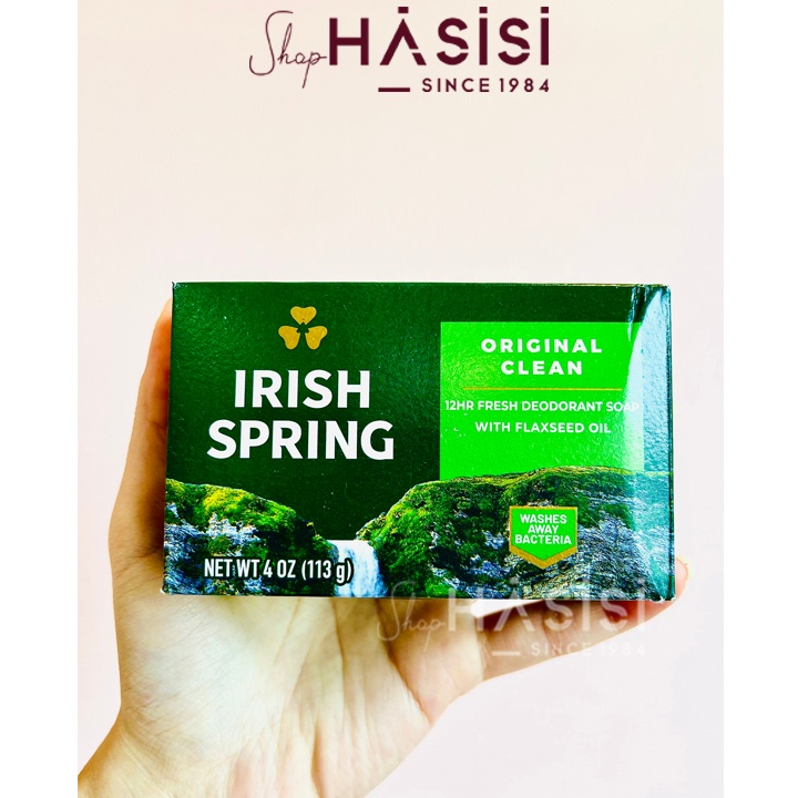 Xà Bông Cục IRISH SPRING - Original Fell Clean And Fresh 104.8g~113g (XBC)