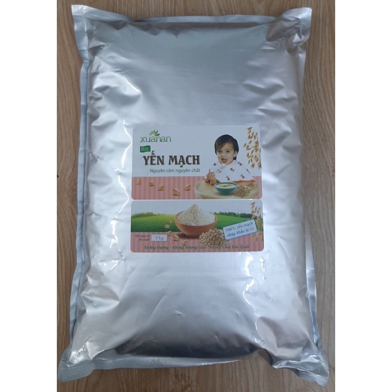 Yến mạch bột bao 5kg Xuân An