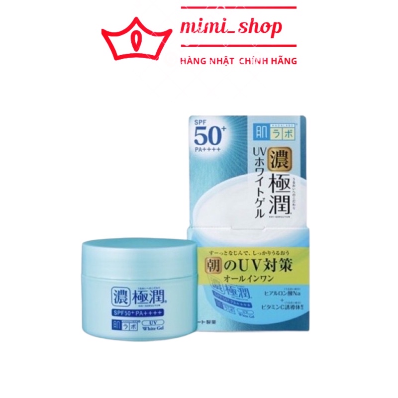 Kem dưỡng da Hadalabo UV SPF 50+ , Kem Hada Labo Gokujyun Hyaluronic 7 in 1 Nhật Bản