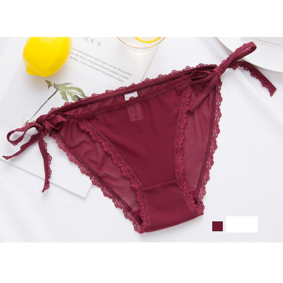 Quần Ren Trơn Cột Dây Thoáng Khí size L 20k / 1 cái | BigBuy360 - bigbuy360.vn