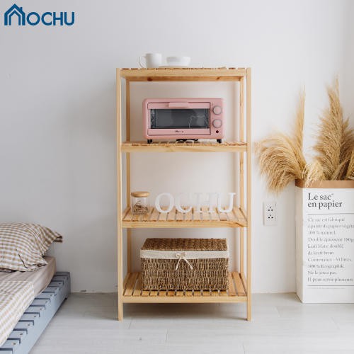 Kệ gỗ đa năng đựng lò vi sóng OCHU OVEN SHELF 4F Nội thất lắp ráp decor