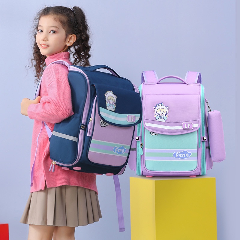 Ba lô trẻ em thiết kế an toàn chống gù lưng cho bé trai và bé gái Bibobaby 9003
