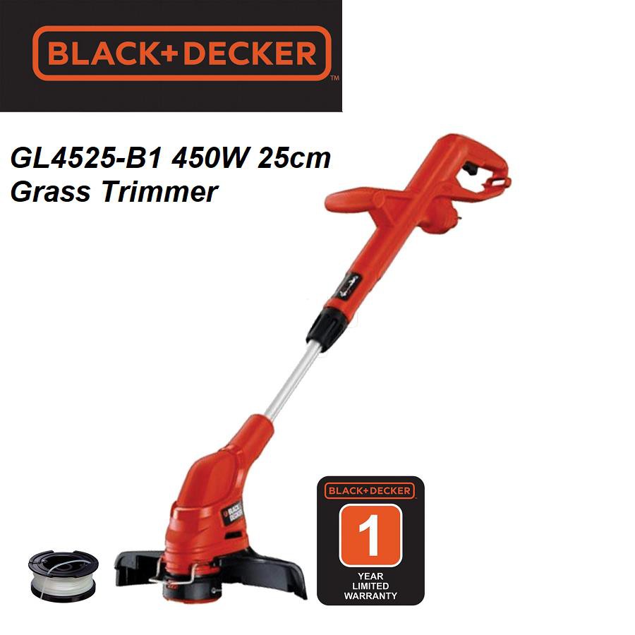 MÁY CẮT CỎ CẦM TAY 450W BLACK&amp;DECKER GL4525-B1