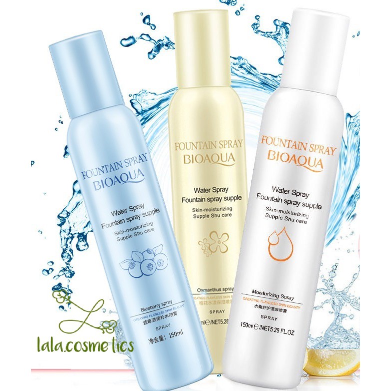 Xịt khoáng dưỡng ẩm kiểm soát dầu chính hãng Bioaqua 150ml