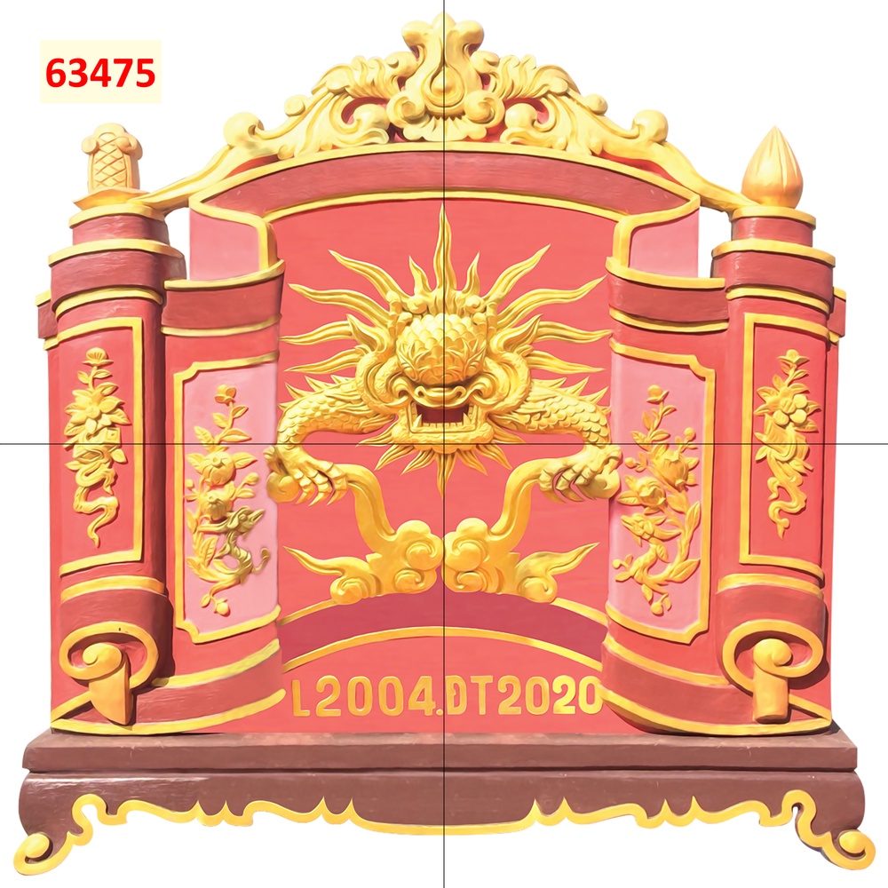 Tranh dán tường 3D Phòng Thờ Trang Nghiêm xé không rách, lau chùi thoải mái.