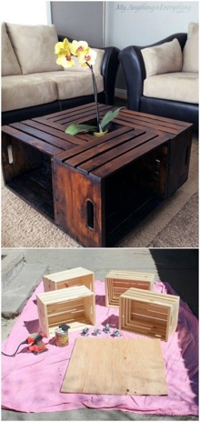 Hộp gỗ pallet  đa năng