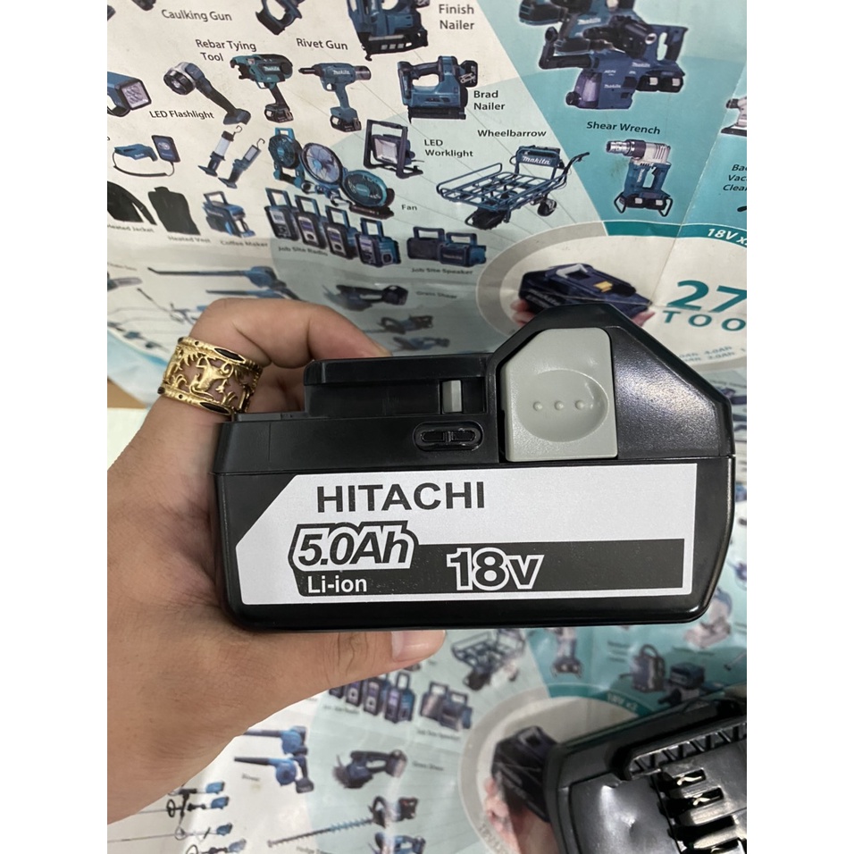 Vỏ mạch pin Hitachi 5S 18V Li-ion Zin, nhận sạc zin. BN.