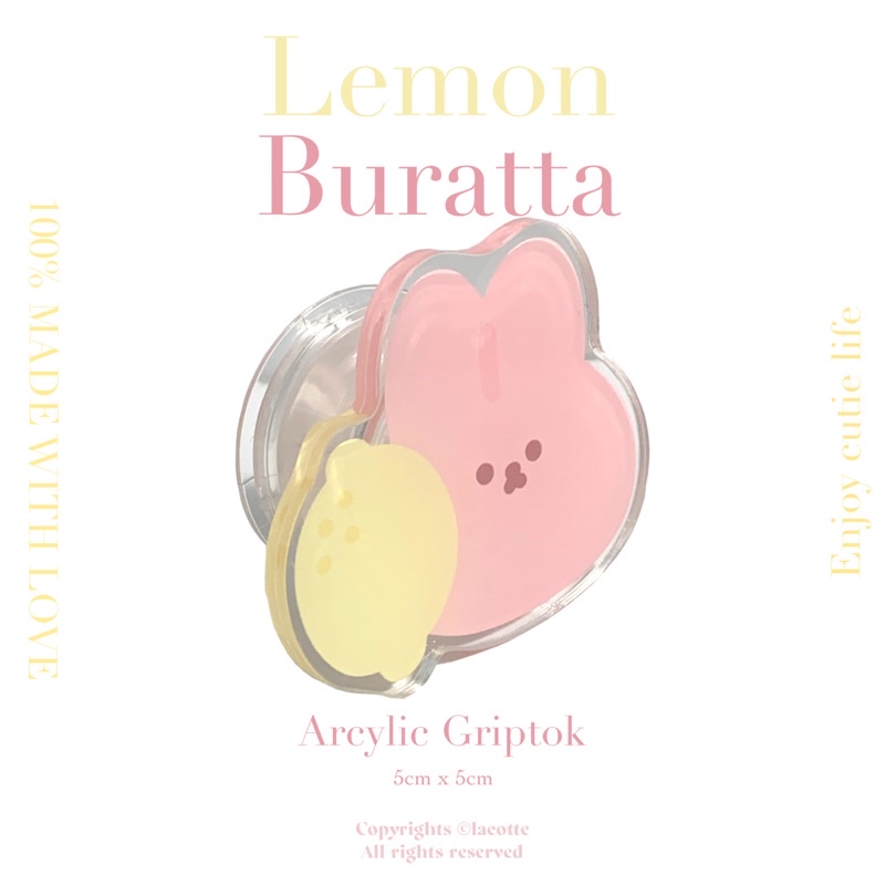 La Cotte | Giá đỡ điện thoại thỏ với chanh 🍋🐰