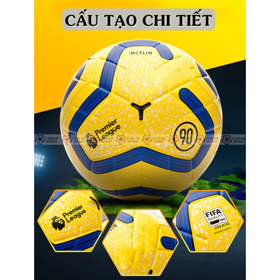 Bóng Đá Ngoại Hạng Anh Fremier League Size Số 4 5 Phù Hợp Sân Cỏ Nhân Tạo Và Sân Cỏ Tự Nhiên (Bóng Đúc Da PU Cao Cấp)