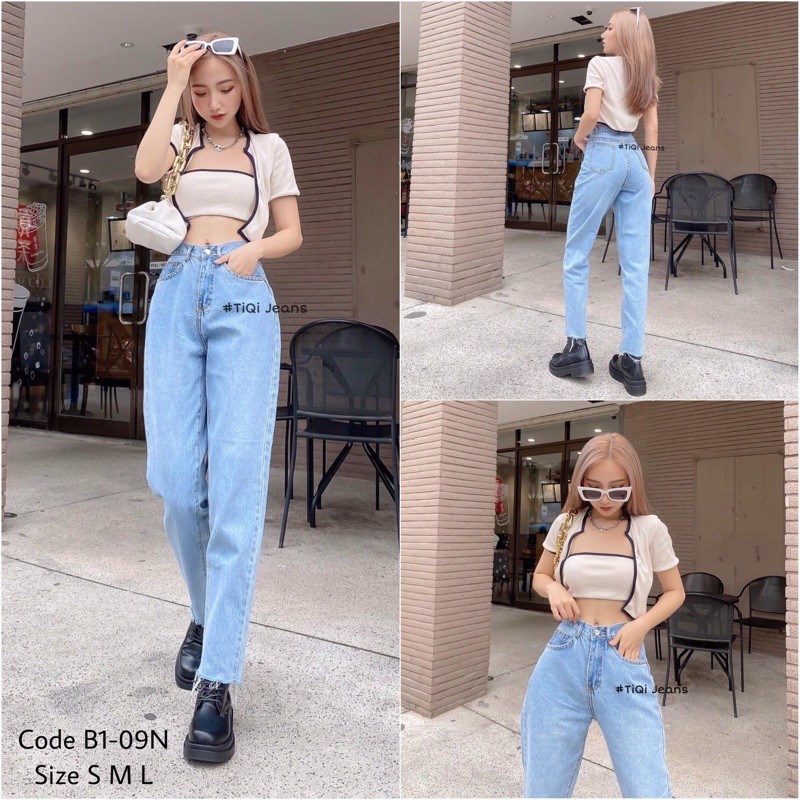 [SIZE SIÊU TO 30~36] QUẦN BAGGY JEAN NAM/NỮ - LƯNG CAO - PHOM TO DÀI
