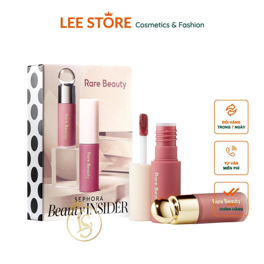 Set Son Má Hồng Rare Beauty Mini Lip Souffle and Mini Liquid Blush - My Pham Lee Store | BigBuy360 - bigbuy360.vn