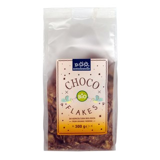 [SOTTOLESTELLE] NGŨ CỐC ĂN SÁNG TỪ NGÔ HỮU CƠ, VỊ CHOCOLATE, DẠNG MẢNH (300g) - Organic Chocolate Corn Flakes