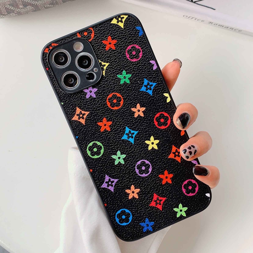 Ốp Điện Thoại Da Nhiều Màu Thời Trang Cho iPhone 13promax 12 11 xsmax xr xs 7P