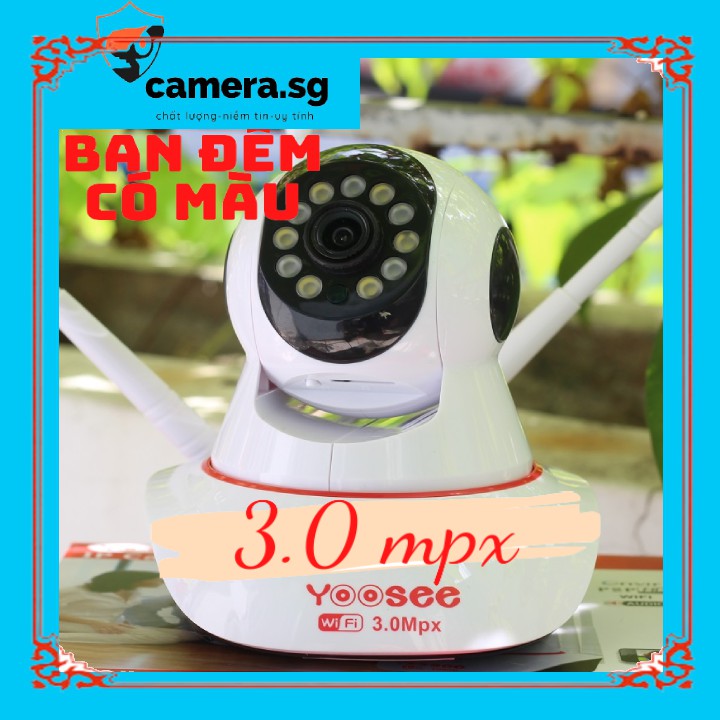 Camera Yoosee 3.0 Mpx 1296 Pixel Chính Hãng free ship Bảo Hành 12 Tháng