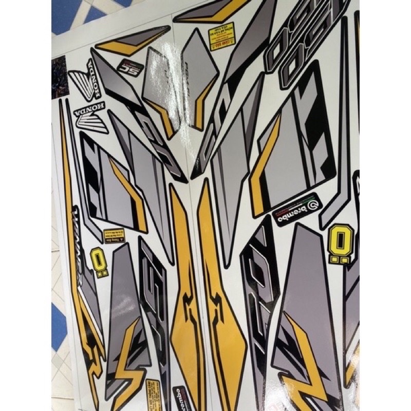 Tem rời xe winner Malay 2019 vàng xám đen