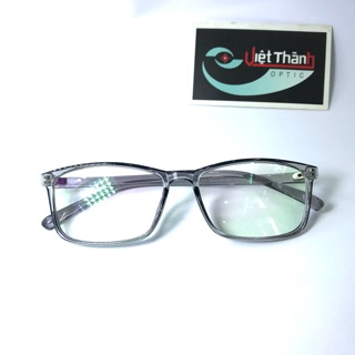 Gọng kính màu ghi trong ( tặng hộp ) size M
