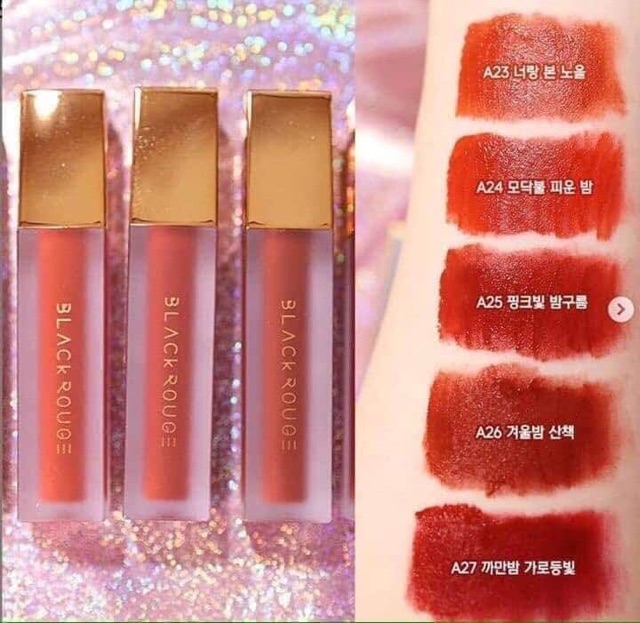 [Bill Hàn] Son Black Rouge Ver 5 Air Fit Velvet Tint Ver5 | Thế Giới Skin Care