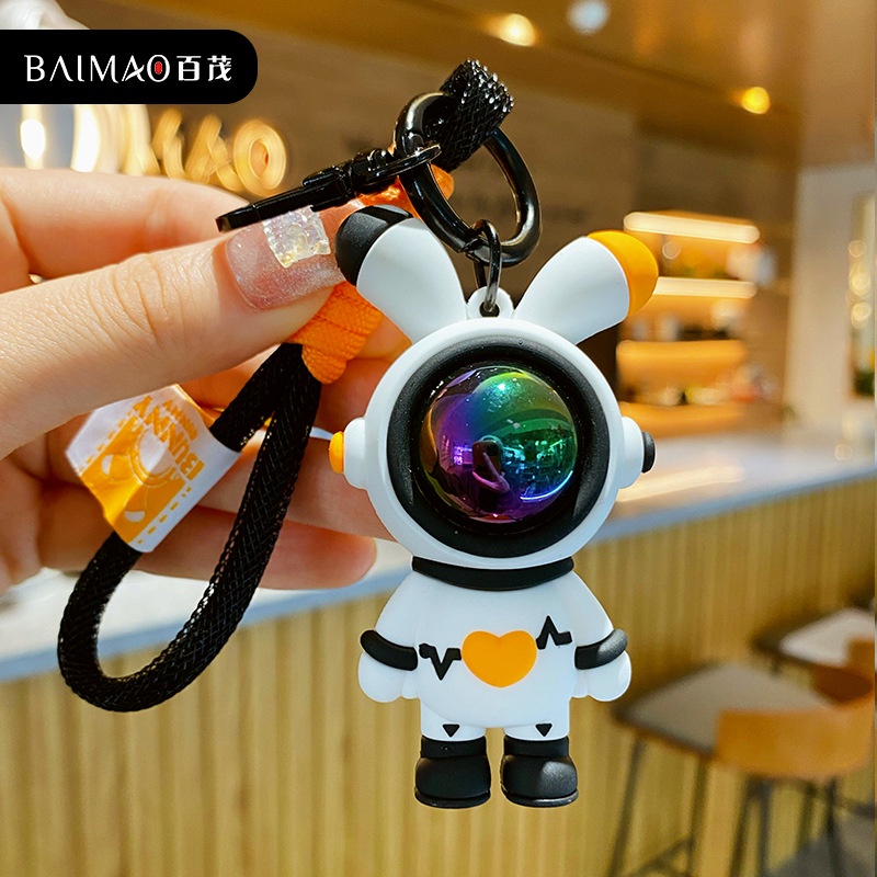 Móc Khóa Thỏ Hoạt Hình Nhiều Màu Dễ Thương